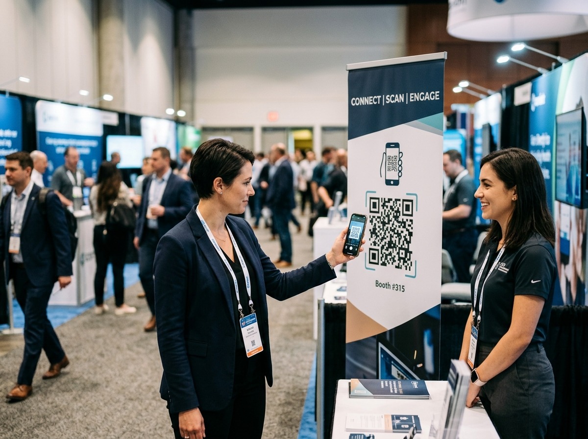 Closing the Communication Loop at Conventions with QR Codes