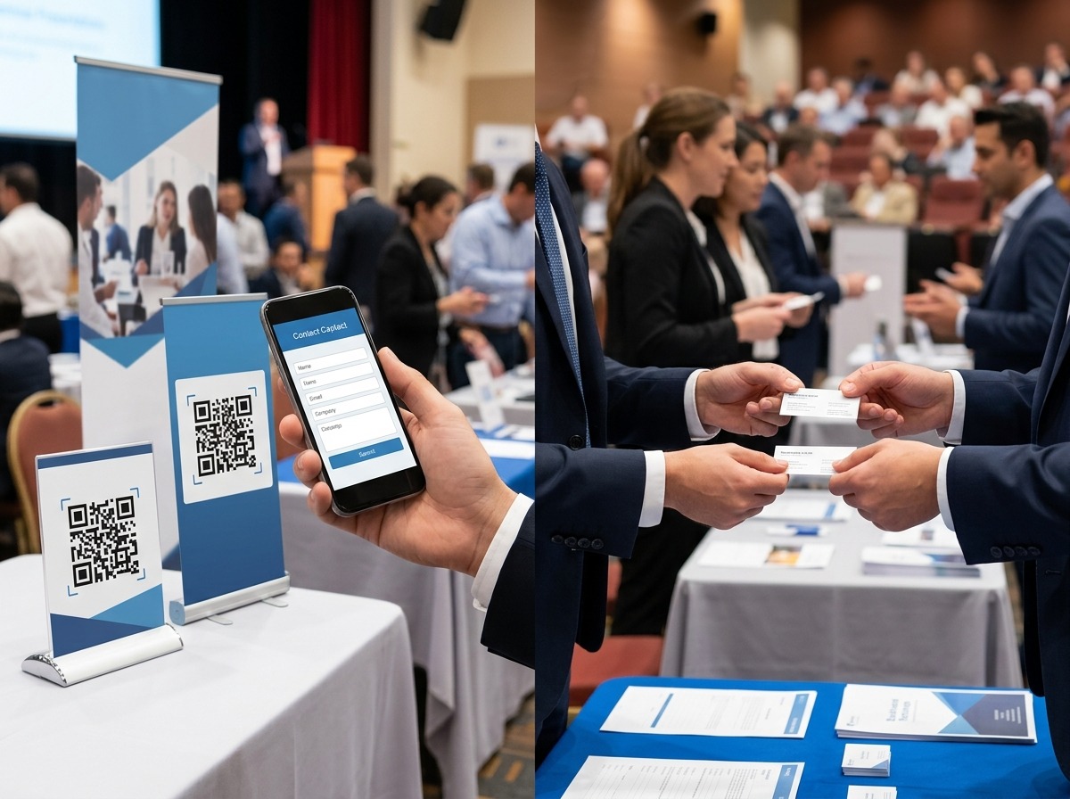 Collecting Leads at Seminars: QR Codes vs. Business Cards