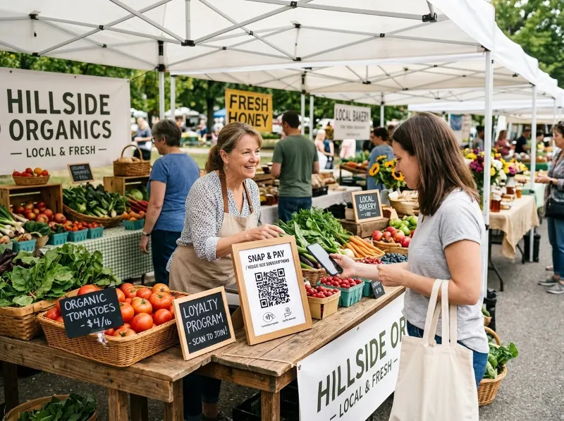QR Codes at Farmer's Markets: A Game-Changer for Small Vendors